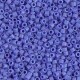 Miyuki delica kralen 11/0 - Matted opaque cyan blue ab DB-1597